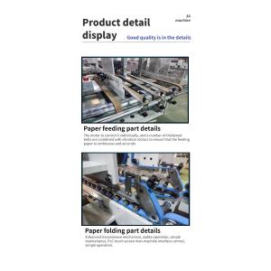 500mm Max. Workable Width 3ACQ 580E Automatic Corrugated Carton Folder Gluer