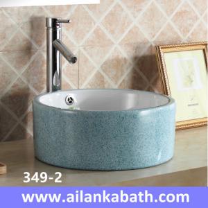 China 2016 new model fashion blue color basin rectangular shape sanitary ware  colorful art basin for bathroom on sale