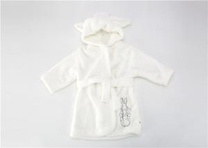 China Fluffy Newborn Baby Bath Robes Towel Robe With Hood Super Absorbent factory