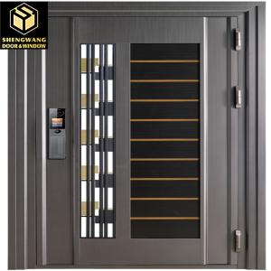 Buy cheap Hotel And Villa Stainless Steel Entrance Door With Handles Locks Steel Front from wholesalers