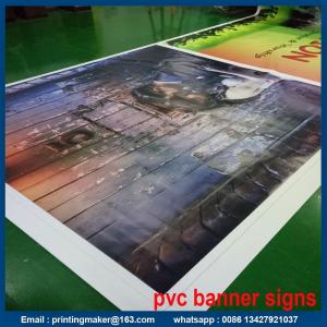 China High Resolution Outdoor Printed Vinyl Banners With Grommets factory