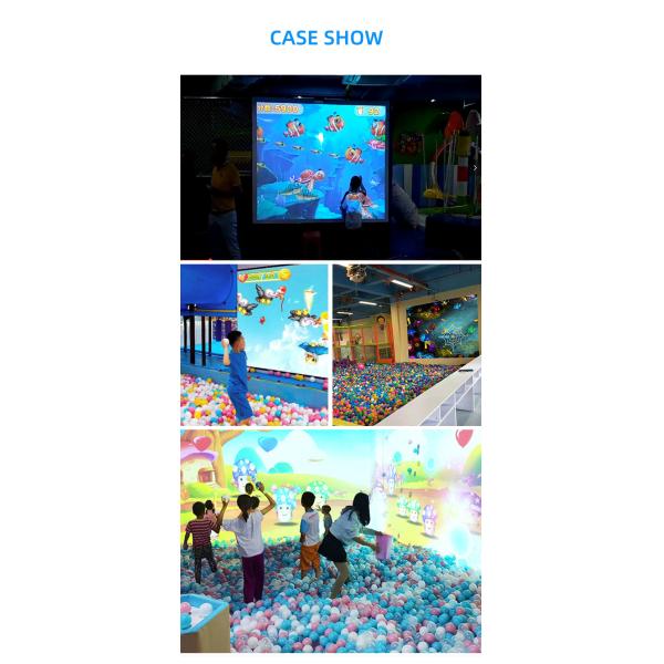 15pcs AR Children Interactive Projector Games AR Magic Ball Interactive Projection Wall Game