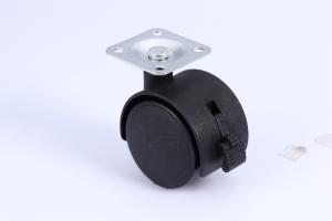 China Rustproof Practical Furniture Fitting Hardware , Wear Resistant Nylon Pulley Wheel factory