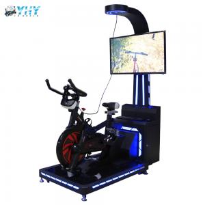 China Vr Full Motion Bicycle Racing Simulator Games Gym Equipment For Amusement Park factory
