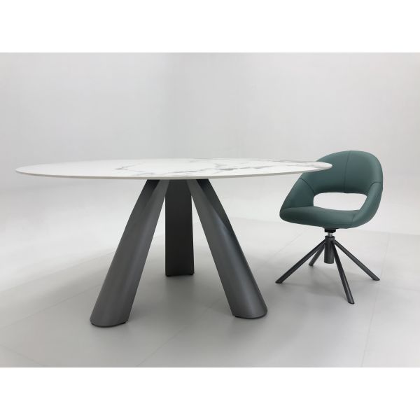 Sintered Stone Modern Luxury Round Marble Dining Tables Set for 8 Table 6 Seatet with Chairs Dining Room Furniture