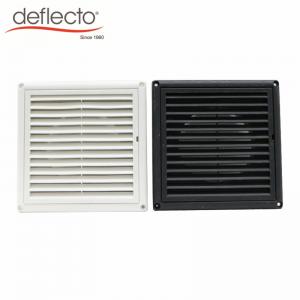 China HVAC 6 Inch Plastic Air Vents UV Anti Venting Outdoor Hood 150MM Black Color factory