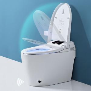 China Luxury Bathroom Sensor Electric Automatic Flush Wc Bidet Intelligent Smart Toilet on sale
