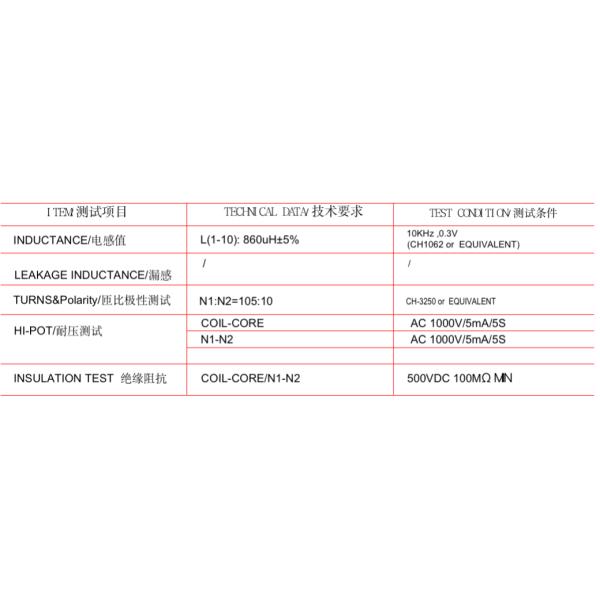 ER25 High Frequency Transformer Manufacture Customized EE Series DW6617