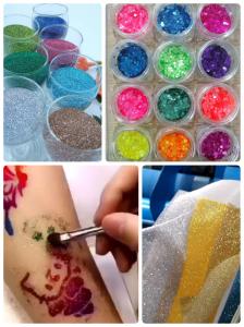 Cosmetic Grade Glitter Pigment Glitter Powder for Textile Printing Inks ,Paints ,Coatings