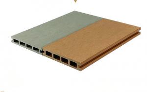 China Terrace Anti - Corrosion Plastic Wood Floor Panel 140x25mm Courtyard Plank Green Wood Plastic Board factory