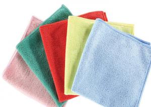 China Customer Logo Microfiber Terry Towel Universal Cleaning Cloth For Bathroom factory