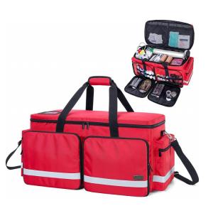 China Oxygen Tank Empty Nylon Medical First Aid Bag Emergency Bag With Compartment factory