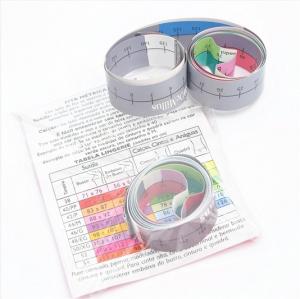 China CMYK Synthetic Paper Measuring Tape Disposable Waterproof For Bra Fitter Measurement factory