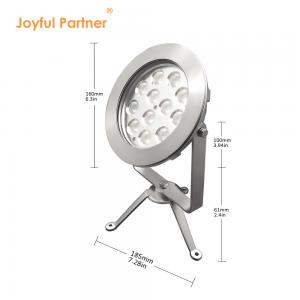 China DMX Control LED Underwater Spot Light IP68 12W 24W Pond Fountain Lights factory