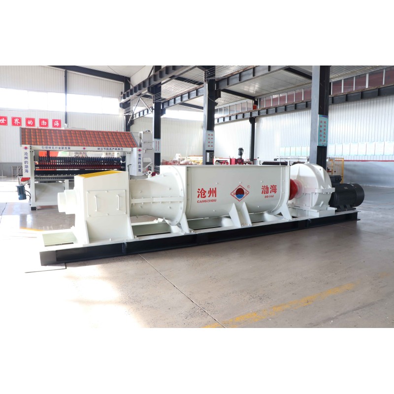 High Capacity Single axle Stirring Brick Extruder Machine
