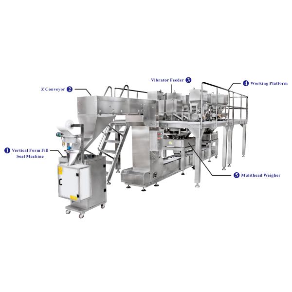 100P/M 300g Automatic Bag Packaging Machine For Food