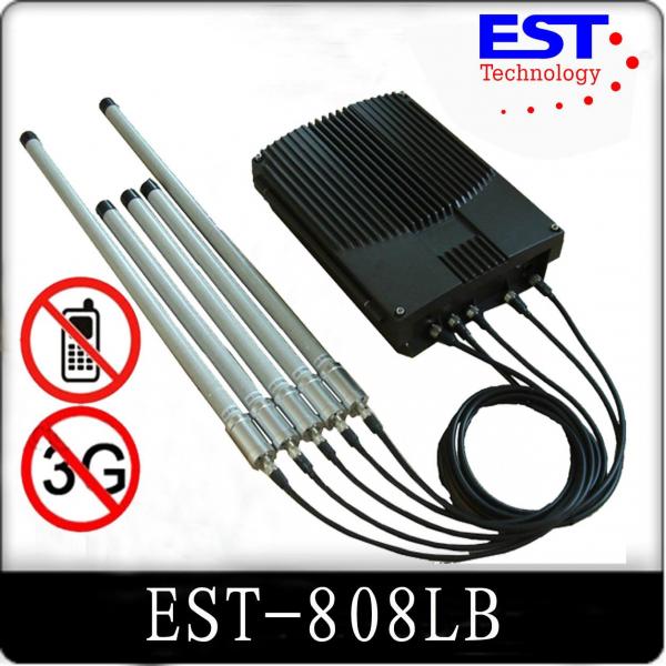 China EST-808LB DCS / PHS Cell Phone Signal Jammer For Schools With High Power factory