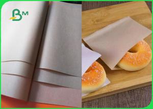 China 40gsm 50gsm Food Grade Brown Kraft Paper For Disposable Bakery Bags factory