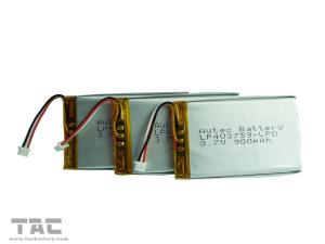 China Lipo Battery Pack 3.7V 1.3AH Battery With Wire and Connector for  Massager factory