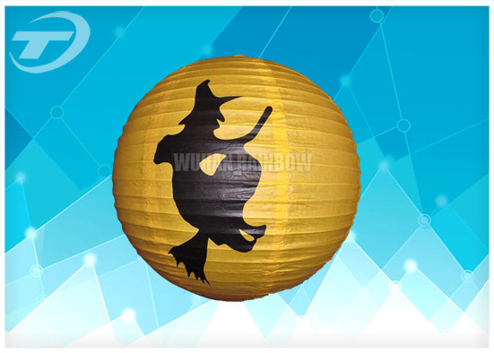 Customized Size Hanging Paper Lanterns For Easter Day Decoration 8 Inch