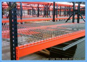 China zinc plated Metal Wire Mesh Decking Waterfall 3 Channel Step For warehouse Pallet Racking factory