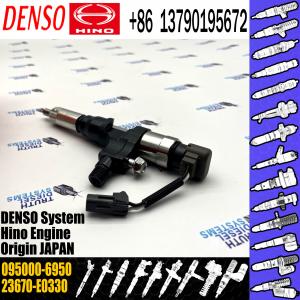 China Common rail fuel injector 095000-6950 095000-6951 095000-6952 for HINO J05D 23670-E0330 factory