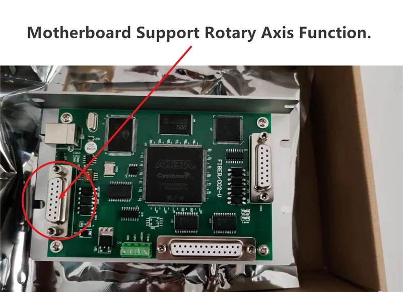 Desktop Mini Fiber Laser Nameplate Marking Machine 20W 30W With Rotary Axis