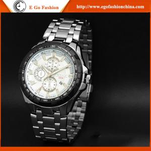 China 031A Day&Date Analog Watches Quartz Movement Stainless Steel Sports Watch Casual Watches factory