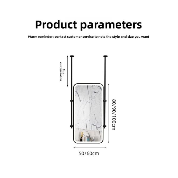 Custom Creative Rectangle Stainless Steel Hanging Rod Modern Touch Switch Smart Hotel Homestay Ceiling Decoration Modern