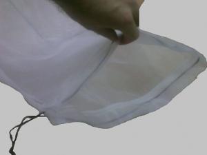 China nylon mesh bag with drawstring, seed bags on sale