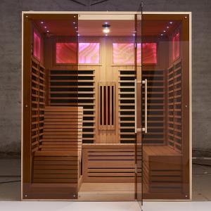 China Far Infrared Indoor Sauna Room Wood Dry Steam 1800x1500x2000mm factory