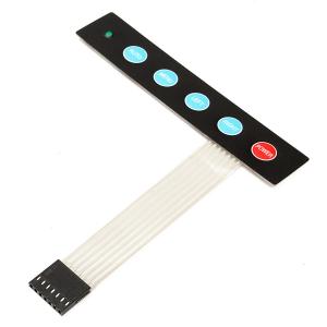 China Custom-Made 3M Adhesive Waterproof Touch Screen Keypads / Keyboards Membrane Switches on sale
