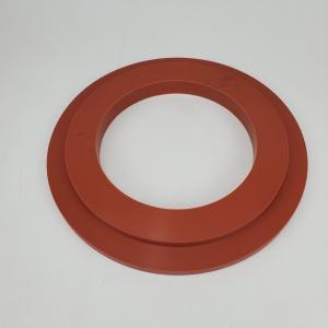 China Anti Dust Cushioning Rubber Silicone Gasket Brown Colored O Type factory