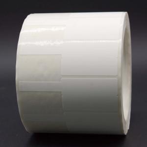 China 35x28-20-8mm,2mil White Matte Water Resistant Synthetic Paper Cable Label factory