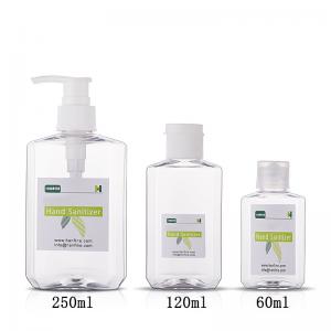 China HANHUI Liquid Soap Bottles 60ML 120ML 250ML Empty Hand Wash Plastic Bottles factory