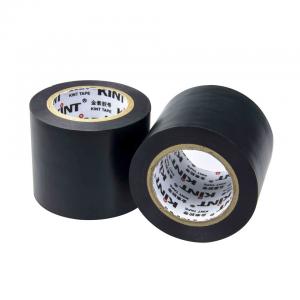 China Black Silver Strong Adhesive PVC Duct Sealing Tape Duct Hvac Pipe Insulation Tape factory