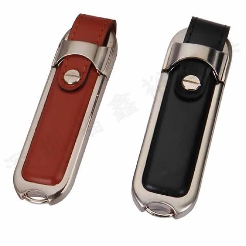 China 1GB Leather USB Memory Stick for gift factory