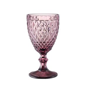 China Personalised Red Wine Glass Crystal Goblets Single Wall factory
