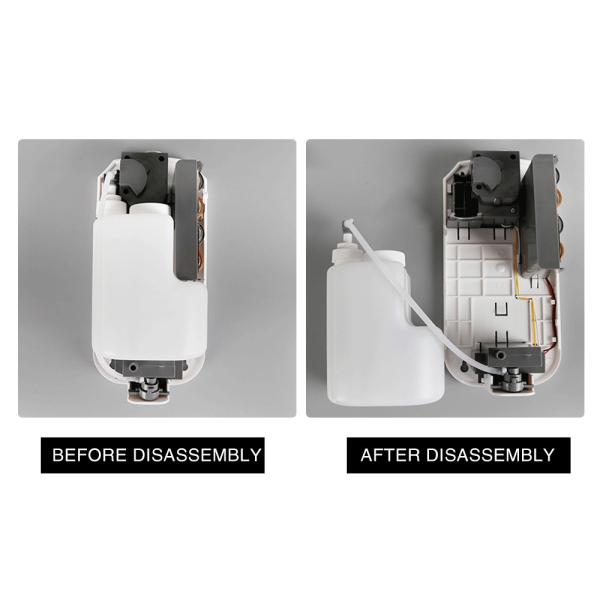 Hospital / School Foam Hand Sanitizer Dispenser Wall Mounted With Automatic Sensor