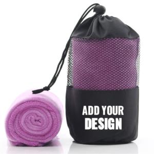 China Premium Microfiber Sport Towel with Mesh Pouch – Fast Drying & Compact  on sale