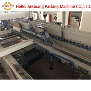China 400/Min Paper Corrugated Box Folder Gluer Machine Automatic Feeding Whith PLC factory