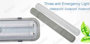 T8 18W Led Tube Light Three-anti Waterproof Housing Suspended Ceiling Lamp