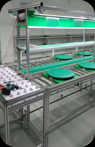 Non-powered circular production line/Lean pipe workbench/Production Lines