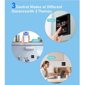 110V-240V Black Smart Home Touch Screen smart home control Panel multiple smart
