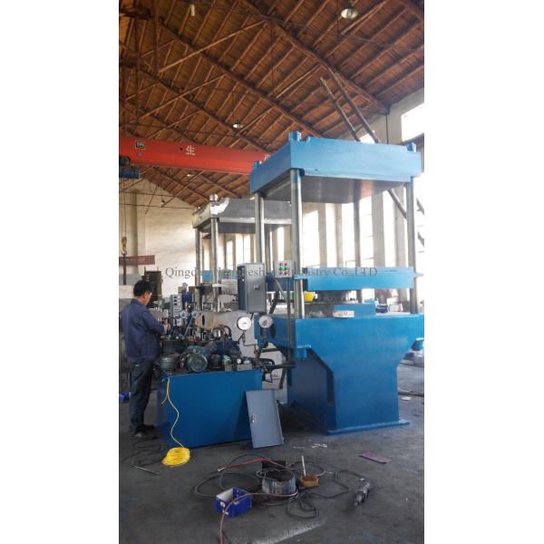 Four Column Type Hydraulic Vulcanizing Press Machine / 200T Vulcanizer