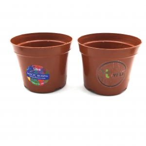 China Wholesale Plastic flower pot Plant pots gallon nursery pots with Label factory