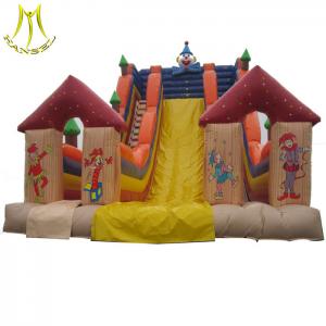 China Hansel inflatable fun park equipment inflatbale water slide outdoor for sale factory