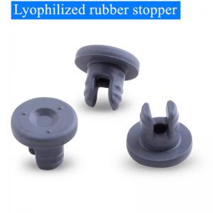 China Injection Medical Rubber Stopper 32mm Grey Bromobutyl Rubber Stopper on sale