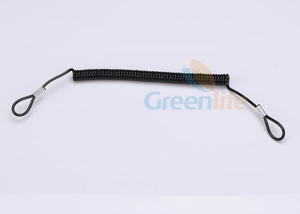 China Small Loop Rention Coil Tool Lanyard Security Tethers Customized Quick Release Function factory