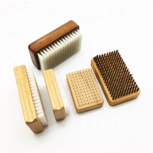 China 12*7*3cm Ski Snowboard Waxing Brush With Nature Beech 72*102mm ISO9001 factory